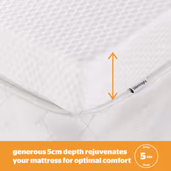 Silentnight Impress Memory Foam Mattress Topper 5 - Double