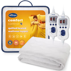 Silentnight Multi-Zone Heated Quilted Mattress Topper- Double