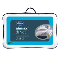 Silentnight Airmax Anti-Allergy Duvet, 13.5 Tog, White, Single