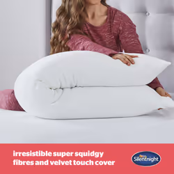 Silentnight Squishy Body Pillow Full Support Neck Hip Back Stomach