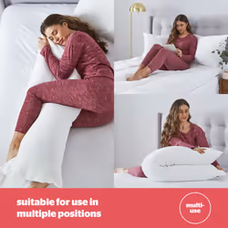 Silentnight Squishy Body Pillow Full Support Neck Hip Back Stomach