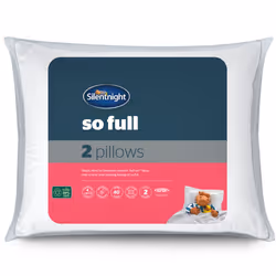 Silentnight So Full Pillows 2 Pack Luxury Fibres Medium Support