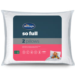 Silentnight So Full Pillows 2 Pack Luxury Fibres Medium Support