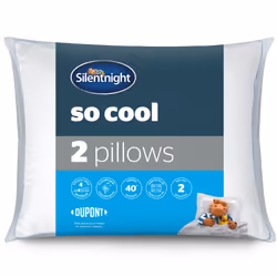 Silentnight So Cool Pillows 2 Pack Breathable Hypoallergenic Support