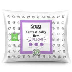 Snug Fantastically Firm Pillows, Firm Support Eco Friendly, Hypoallergenic