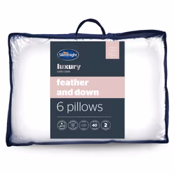 Silentnight Duck Feather And Down Anti Allergy Pillows 2 Pack