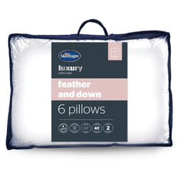 Silentnight Duck Feather And Down Anti Allergy Pillows 2 Pack