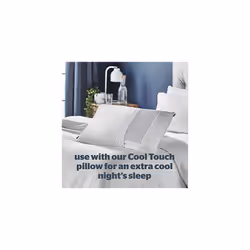 Cool Touch Pillowcase - Best Cooling Temperature Control Pillow Cover Case For Hot Flashes Warm Sleepers Stay Cool At Night - Prevent Overheating Long