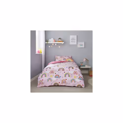 Silentnight Rainbow Healthy Growth Kids Reversible Soft Easy Care, Boys Girl Duvet Cover Adventure Bedding Set with Pillowcas ...