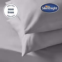 Silentnight Supersoft H/W Pillowcase Pair - Dove Grey