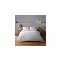 Silentnight Supersoft Collection White Duvet Cover Set. Supersoft Snuggly Easy Care Duvet Cover Quilt Bedding Set - Double (2 ...