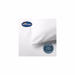Silentnight Supersoft Collection White Duvet Cover Set. Supersoft Snuggly Easy Care Duvet Cover Quilt Bedding Set - Double (200cm x 200cm) + 2