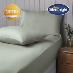 Silentnight Supersoft Collection Pillowcase Housewife Sage Green