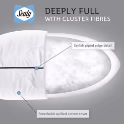 Sealy Deeply Full Pillow Luxury Fibres Medium Support