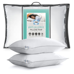 Sealy Luxury Anti Allergy Pillows - 2 Pack - Medium Support