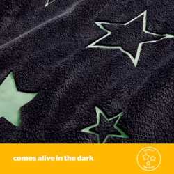 Silentnight Snugsie Kids Oversized Hoodie Glow In The Dark - Denim Star