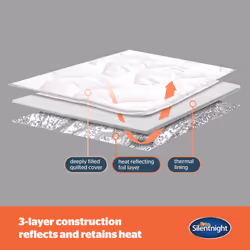 Silentnight Self Heating Topper - Double