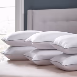 Silentnight Luxury Overlocked Ultrabounce Pillow - 6 Pack