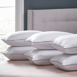 Silentnight Luxury Overlocked Ultrabounce Pillow - 6 Pack