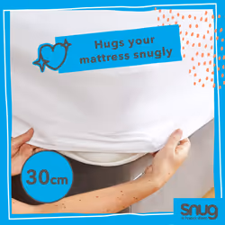Snug Wonderfully Waterproof Mattress Protector Single Cover