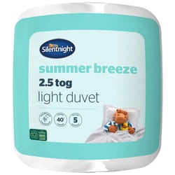 Silentnight 2.5 Tog Summer Breeze Duvet Cool Lightweight Low Tog - Double