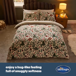 Silentnight Winter Wonderland Fleece Duvet Set - Single