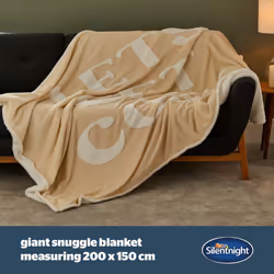 Silentnight Lets Get Cosy Giant Throw