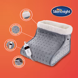 Silentnight Winter Warmer Heated Footwarmer- Grey
