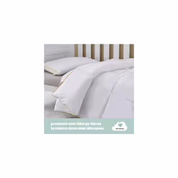 Safe Nights Luxury Cot Bed Duvet and Pillow Bed Set â Anti Allergy 4 Tog Junior Quilt and Breathable Toddler Pillow for Children, Kids, Toddlers â