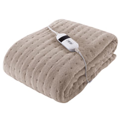 Silentnight Luxury Heated Throw- Natural
