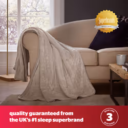 Silentnight Luxury Heated Throw- Natural - Additional view 7