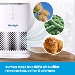 Silentnight 577526GE air purifier 10 m² 48 dB 25 W White
