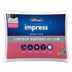 Silentnight Impress Contour Pillow Memory Foam Ergonomic Support