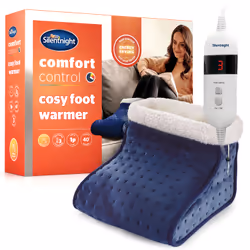 Silentnight Winter Warmer Heated Footwarmer- Navy, LED, 330 mm, 310 mm, 240 mm, 700 g, Polyester