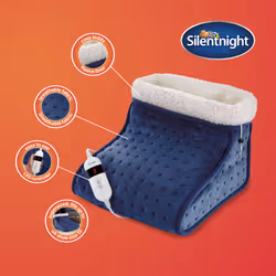 Silentnight Winter Warmer Heated Footwarmer- Navy