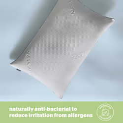 Silentnight Wellbeing Aloe Vera Infused Pillow, Anti Allergy Medium Support