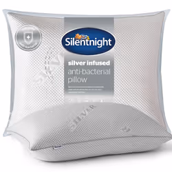 Silentnight Wellbeing Silver Infused Pillow, Anti Allergy