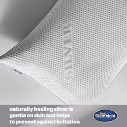 Silentnight Wellbeing Silver Infused Pillow, Anti Allergy