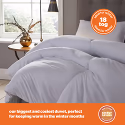 Silentnight Warm and Cosy Double Decker 18 Tog Duvet Winter Quilt - Single