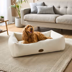 Silentnight Deep Sleep Ultimate Pet Bed Luxurious Plush Cover and Premium Fibres - Small