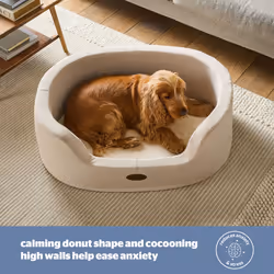 Silentnight Orthopaedic Donut Pet Bed Calming Contoured Support for Dogs - Large