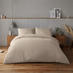 Silentnight Supersoft Duvet Set Easy Care Cosy - Single, Natural
