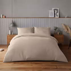 Silentnight Supersoft Duvet Set Easy Care Cosy - Double, Natural