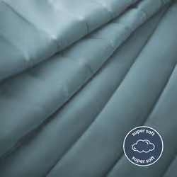 Silentnight Supersoft Quilted Cushion or Bedspread - Bedspread, Blue
