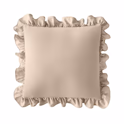 Silentnight Supersoft Ruffle Cushion 45 x 45 cm - Natural