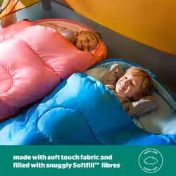 Silentnight Camping Kid Sleeping Bag 3 Season - Blue