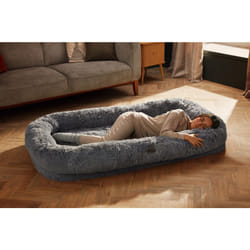 Silentnight Snuggle Pod Human Dog Bed Plush Sofa Pad Floor Cushion