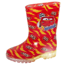 Disney Cars Light Up Wellington Boots Boys Boots Kids Lightning McQueen Wellies - UK 11 Child