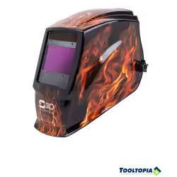 The SIP Meteor 2300F Electronic Grindig/Welding Headshield Auto Darkening Mask