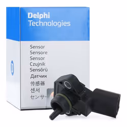 Sensor, boost pressure; DELPHI; for VOLKSWAGEN, AUDI, VW, FORD, SEAT; 038906051, 1111222, 99VW9E928AA, 038906051, 038906051